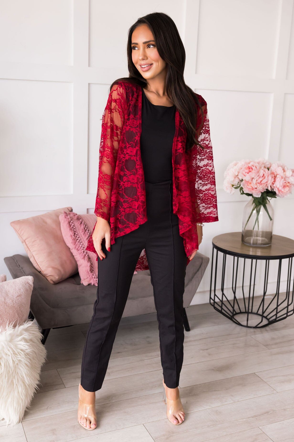 Cheerful Outlook Kimono Tops vendor-unknown 