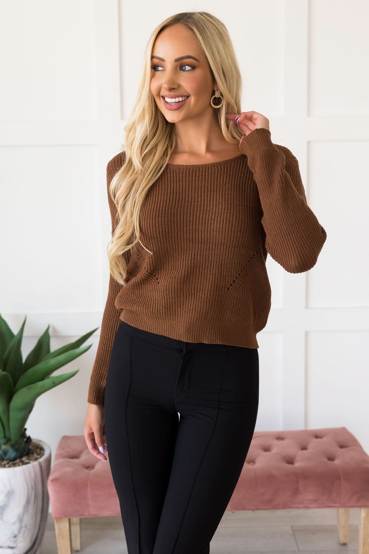 Proving My Love Sweater Modest Dresses vendor-unknown 