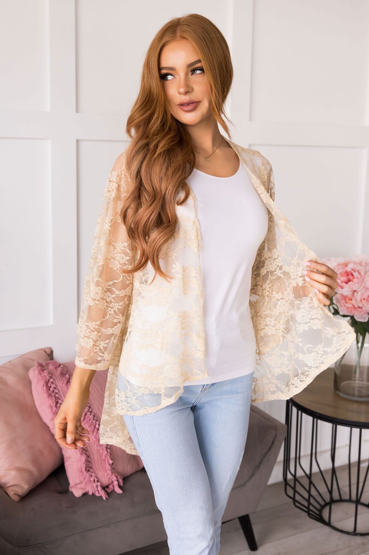 Cheerful Outlook Kimono Tops vendor-unknown 