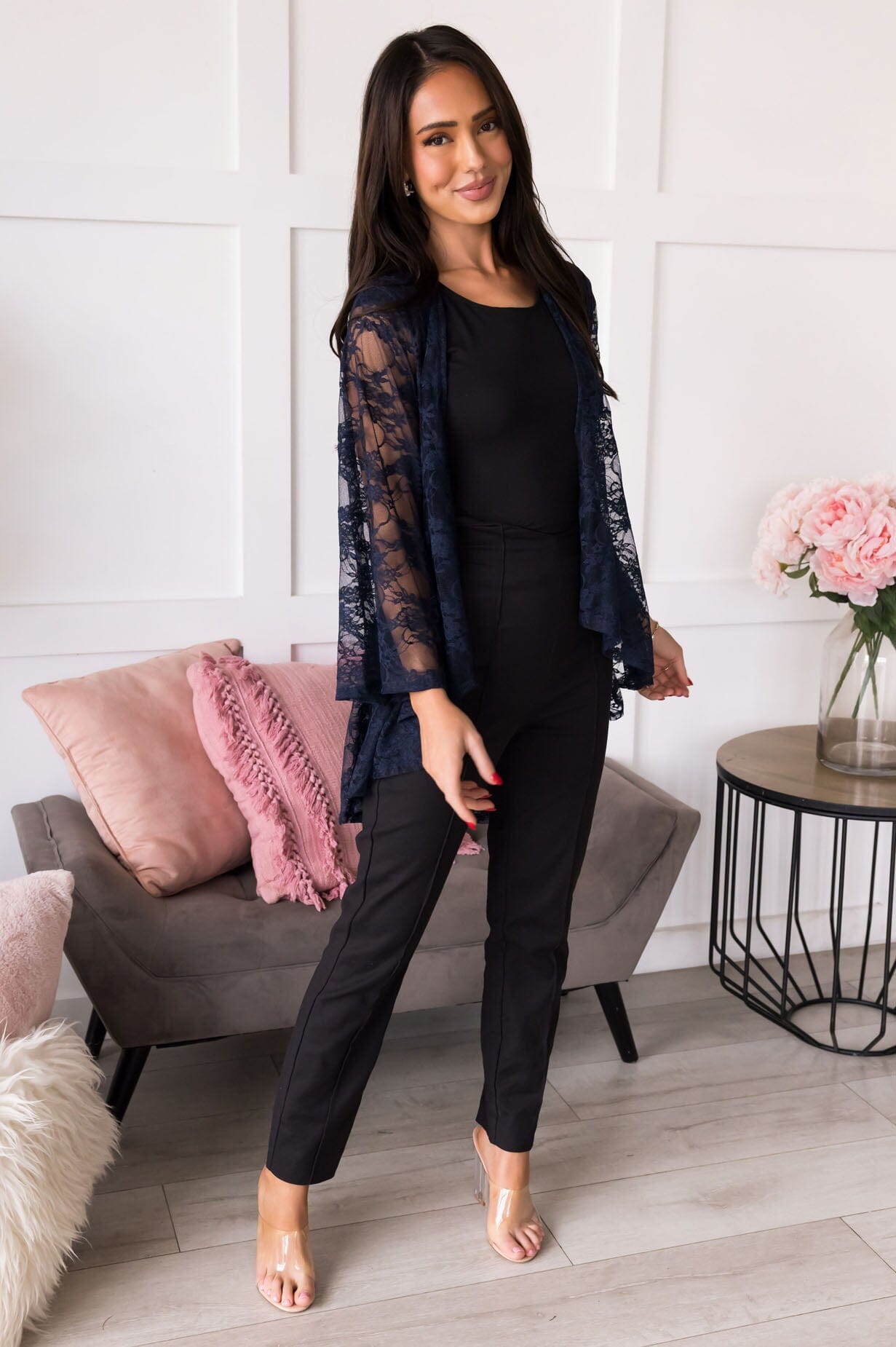 Cheerful Outlook Kimono Tops vendor-unknown 