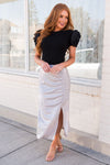 Shine Bright Modest Shimmer Skirt Modest Dresses vendor-unknown