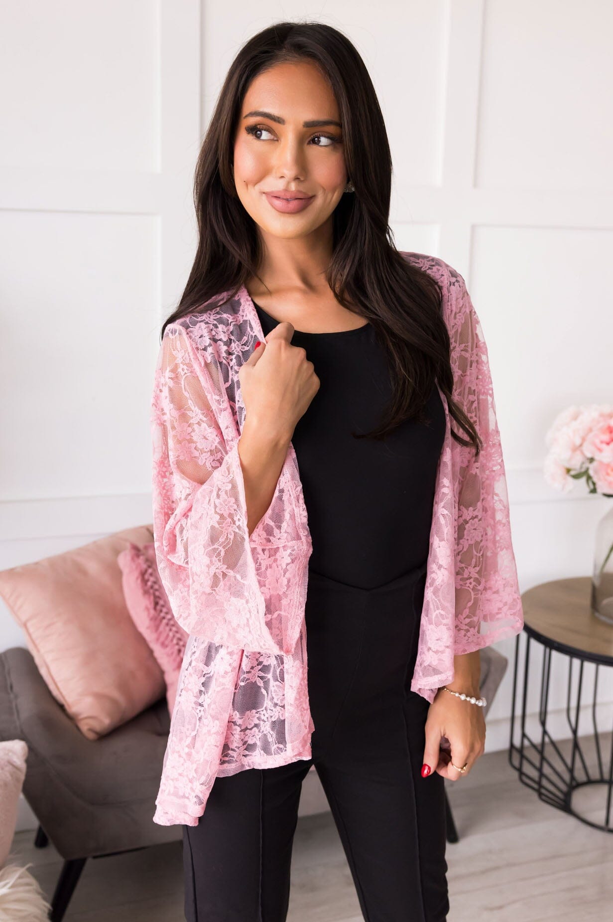 Cheerful Outlook Kimono Tops vendor-unknown 