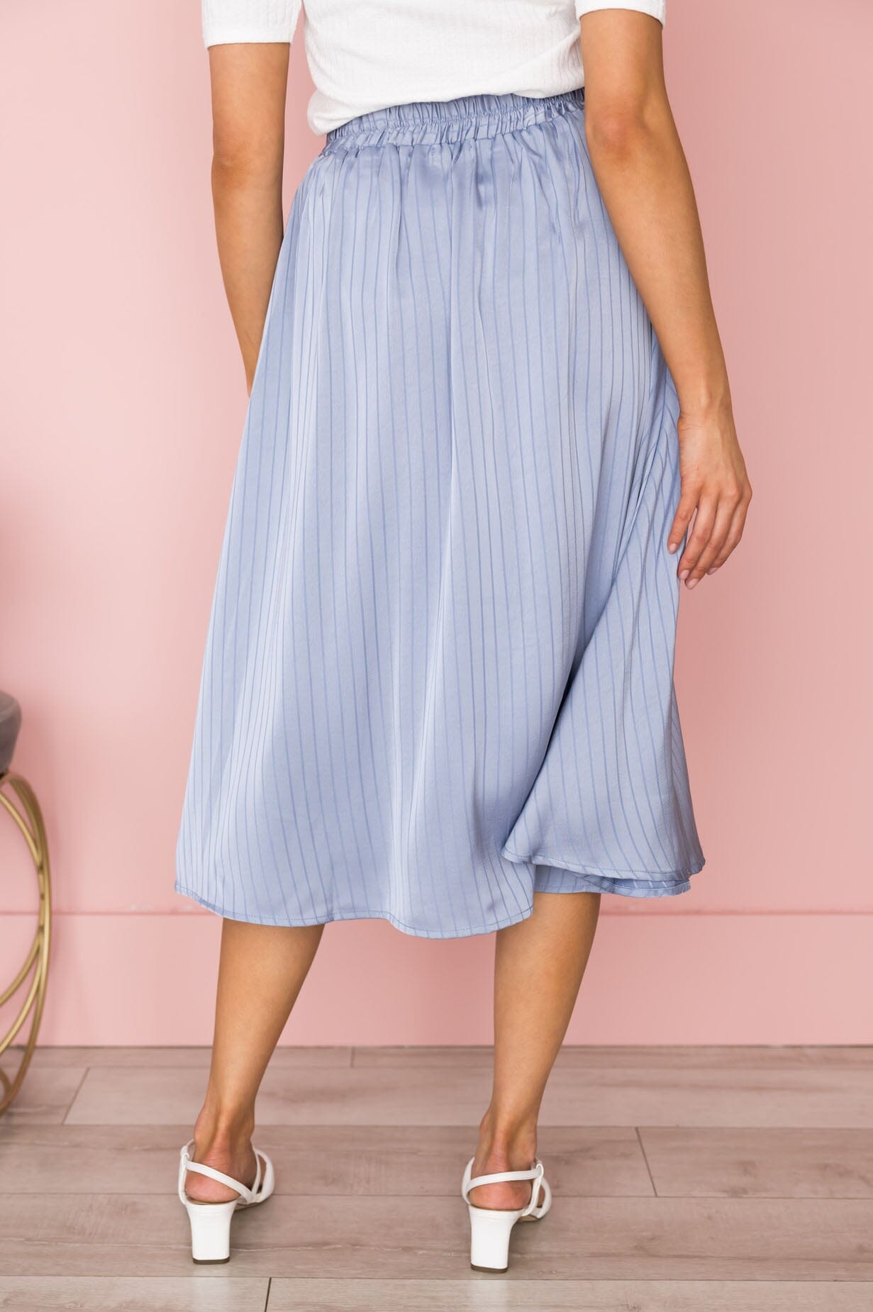 Twirl With Me Satin Skirt Skirts vendor-unknown 