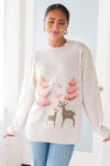 Vintage Christmas Modest Sweater Modest Dresses vendor-unknown