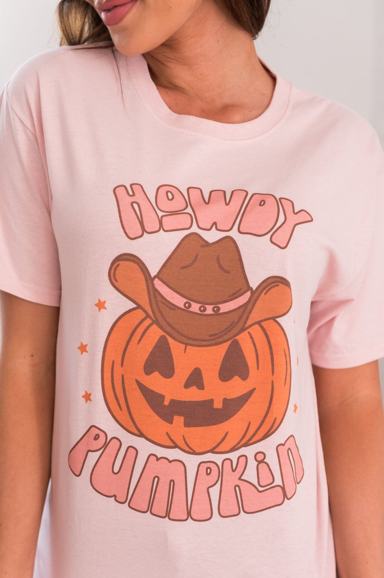 Howdy Pumpkin Modest Graphic Tee Modest Dresses vendor-unknown 