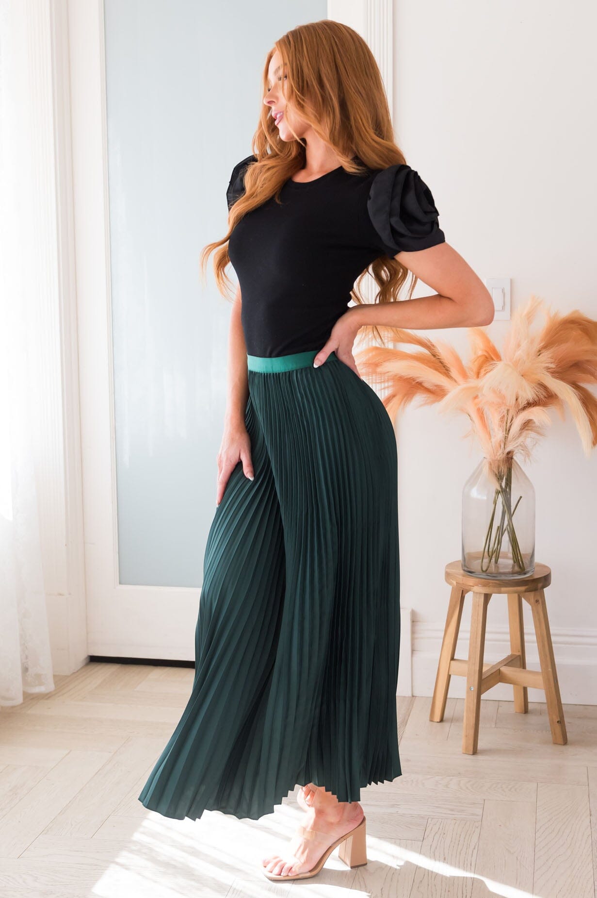 Ready For Surprises Modest Pleated Skirt Skirts vendor-unknown 