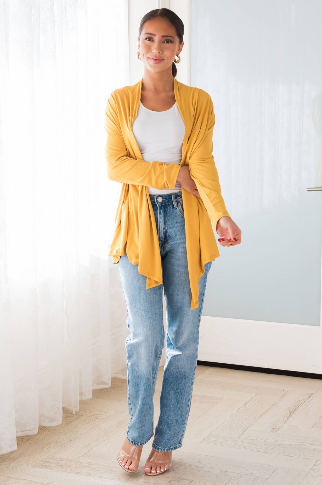 Standing Tall Modest Sweater Cardigan Modest Dresses vendor-unknown 