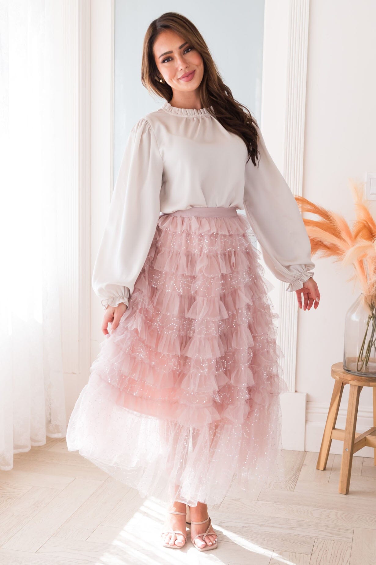 Only In Fairytales Modest Tulle Skirt Skirts vendor-unknown 