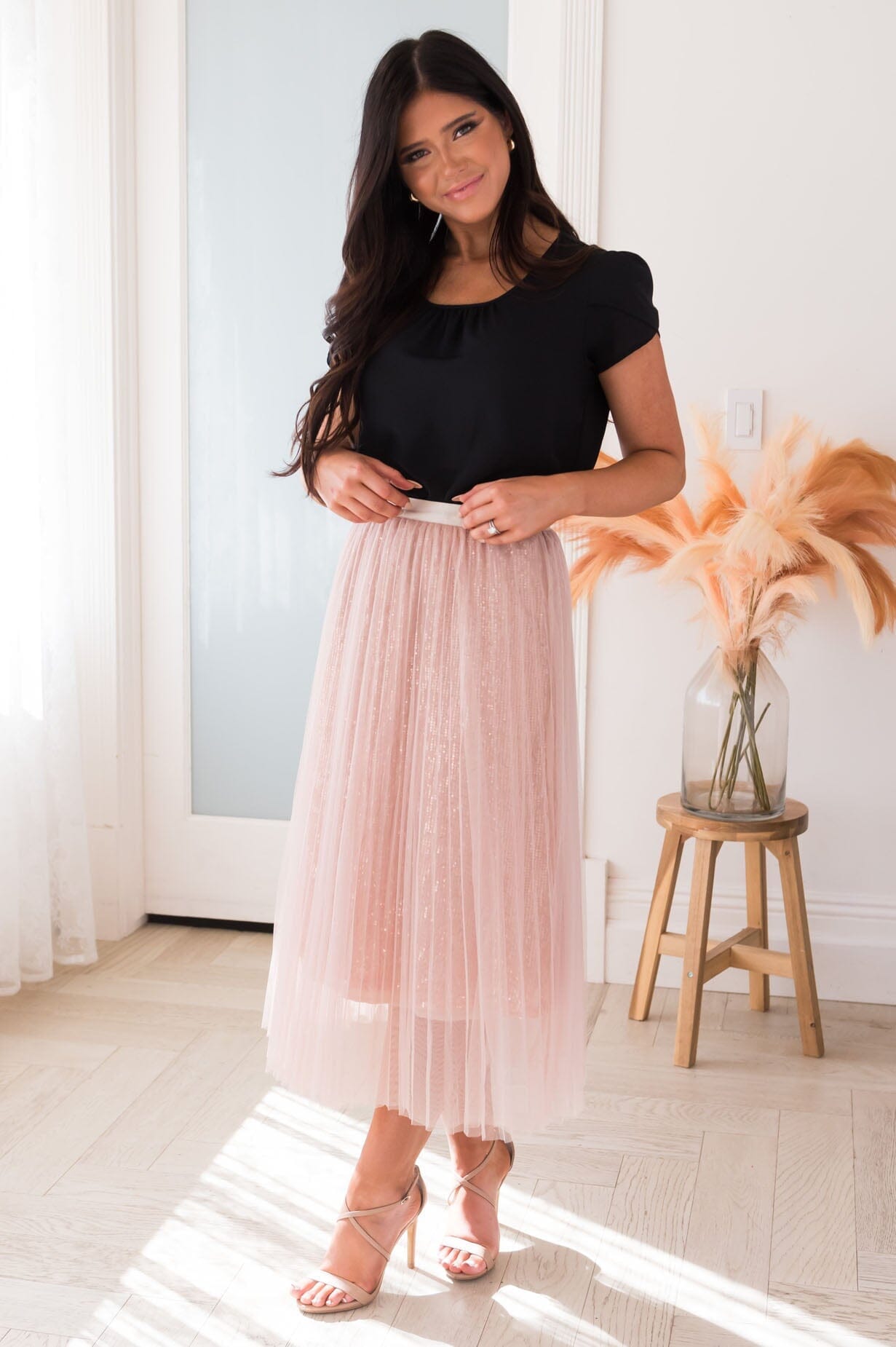 Bold & Beautiful Modest Tulle Skirt Skirts vendor-unknown 