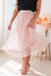 Bold & Beautiful Modest Tulle Skirt Skirts vendor-unknown