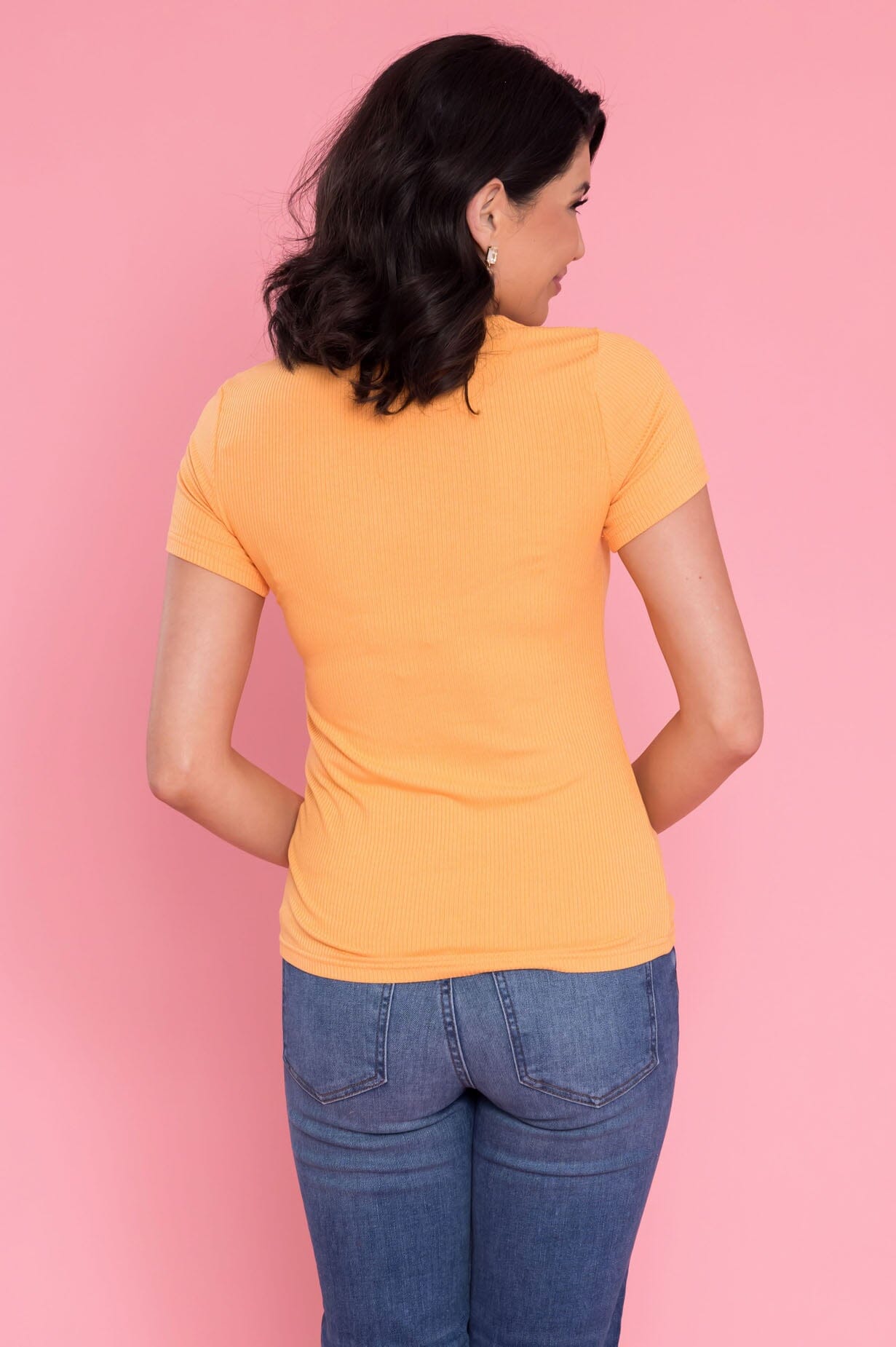 Ever So Lovely Ribbed Top Tops vendor-unknown 