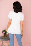 Hopeful Heart Embroidered Blouse Tops vendor-unknown