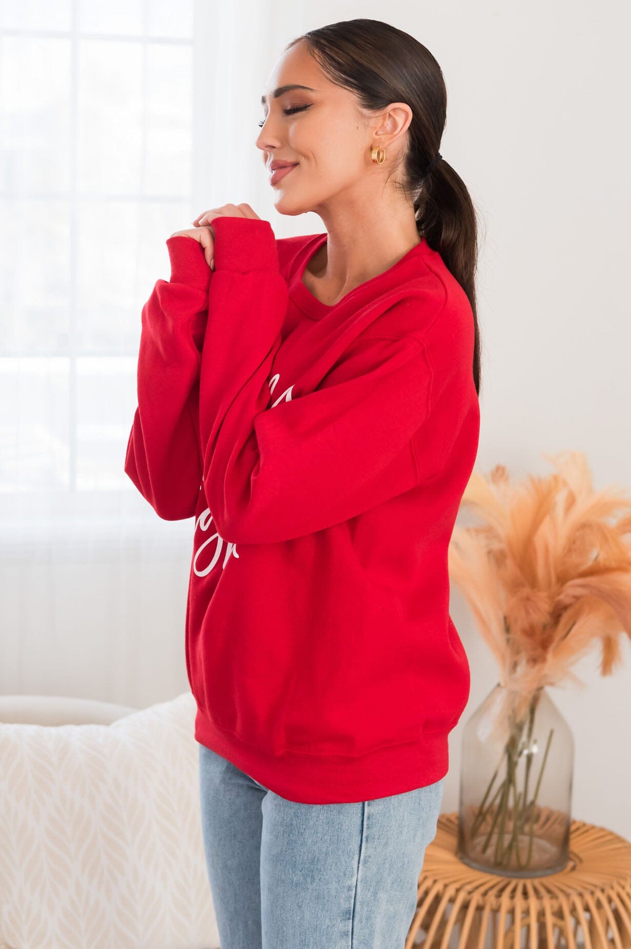 It's All Merry & Bright Modest Sweatshirt Modest Dresses vendor-unknown 