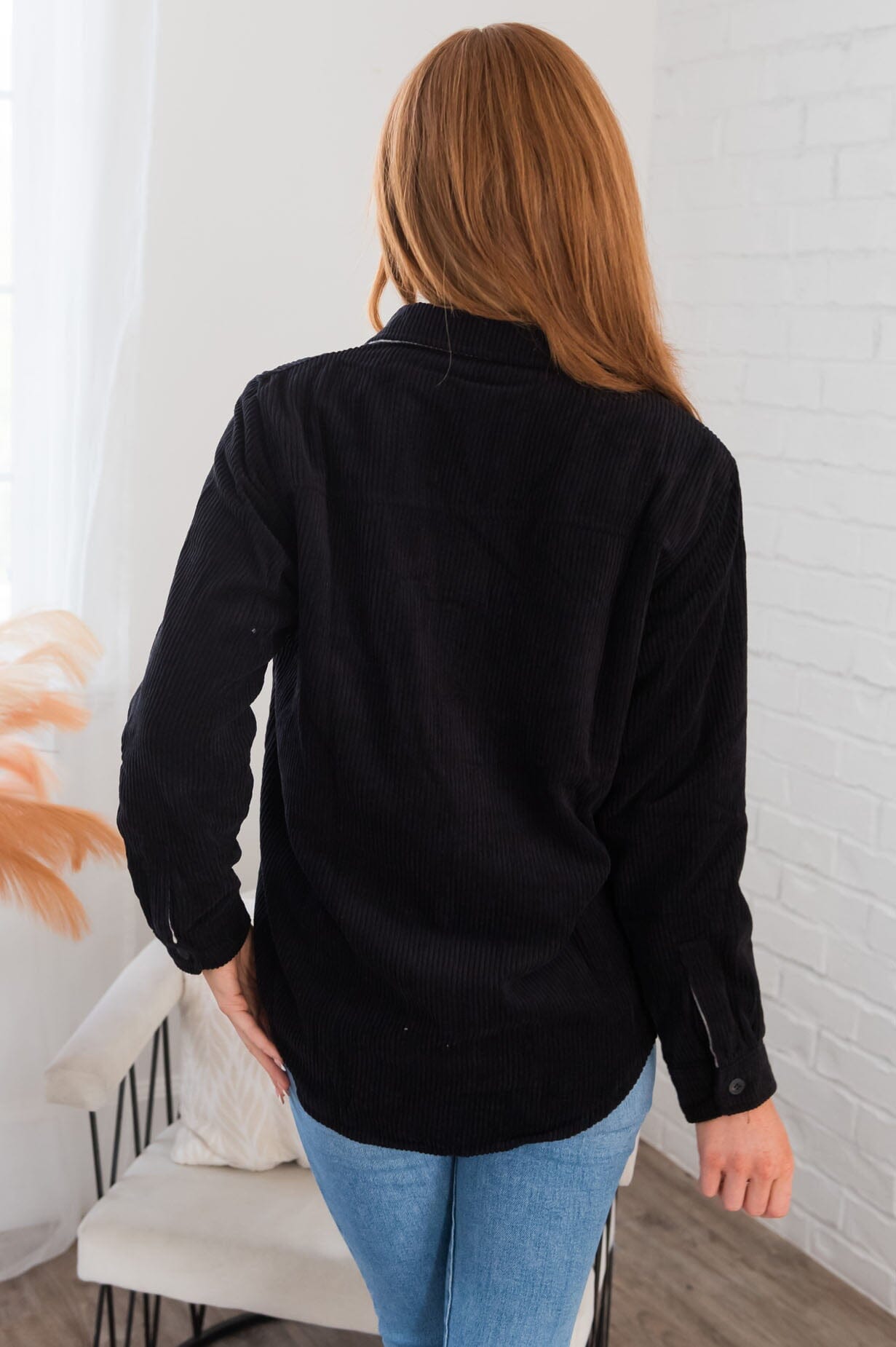 It's A Statement Modest Corduroy Jacket Modest Dresses vendor-unknown 