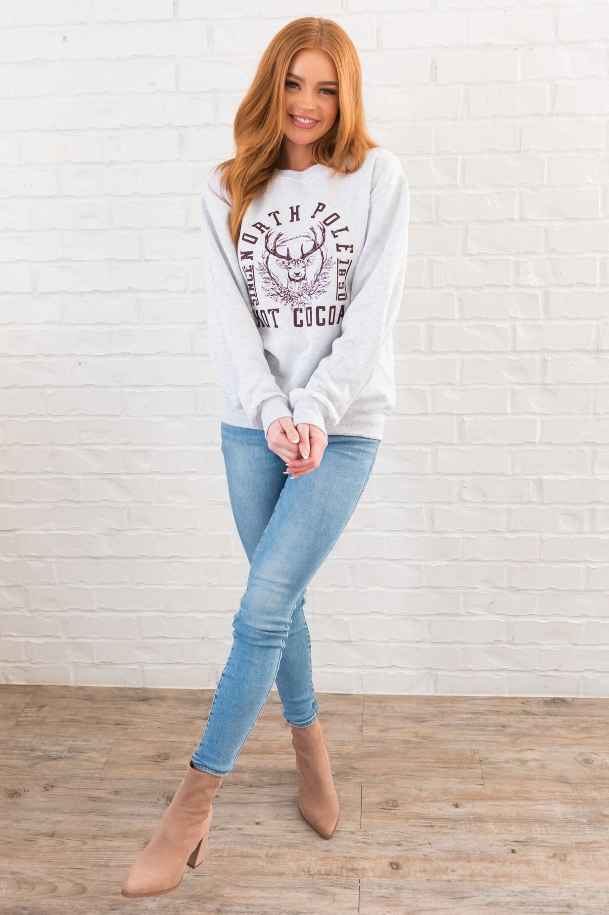 Hot Cocoa Ready Modest Sweatshirt Modest Dresses vendor-unknown 