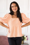 Kindness & Love Ribbed Blouse Tops vendor-unknown