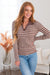 Falling For You Modest Ribbed Top