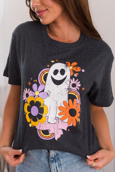 Groovy Spook Modest Graphic Tee Modest Dresses vendor-unknown