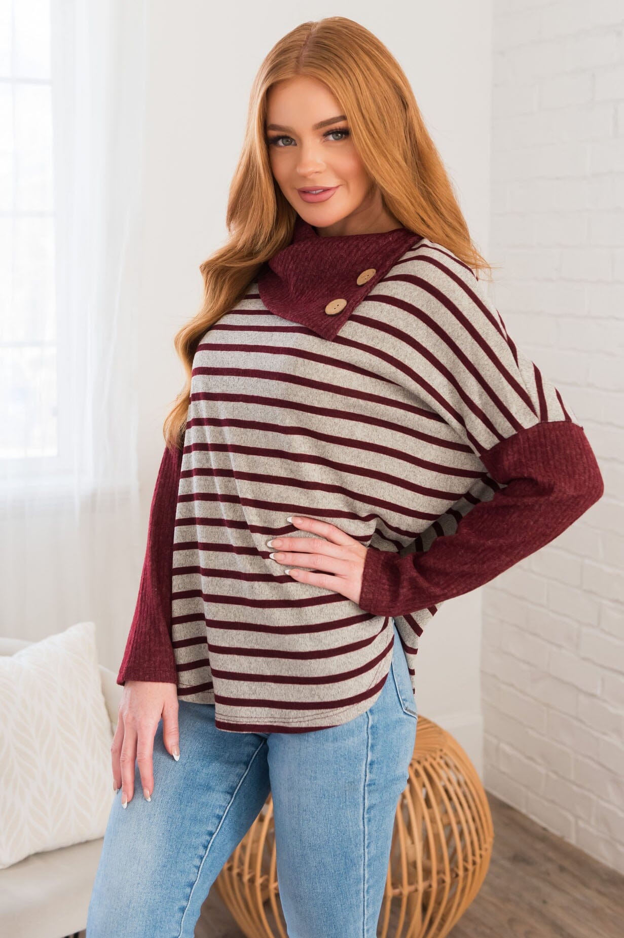 Admiring Beauty Modest Sweater Modest Dresses vendor-unknown 