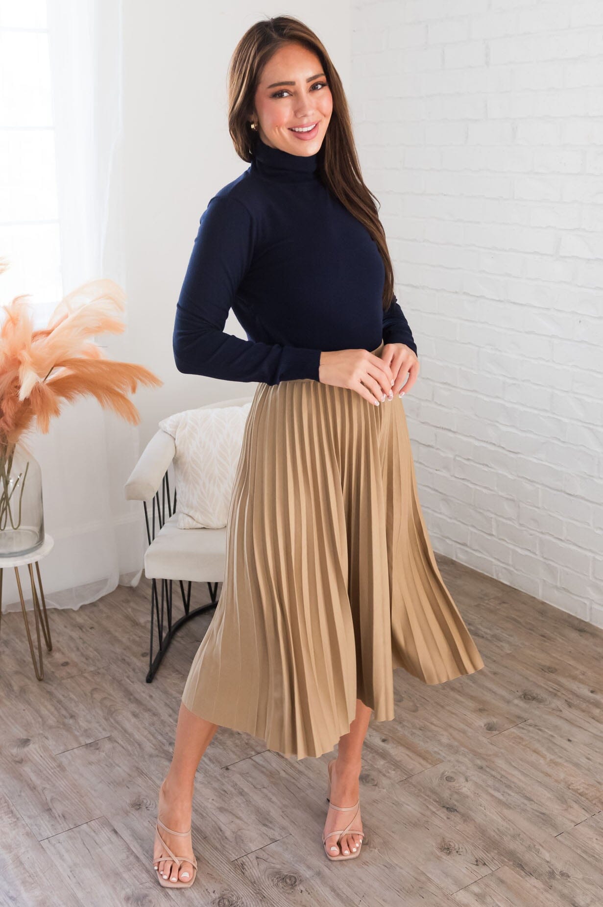 Simply Stunning Modest Turtleneck Sweater NeeSee's Dresses 