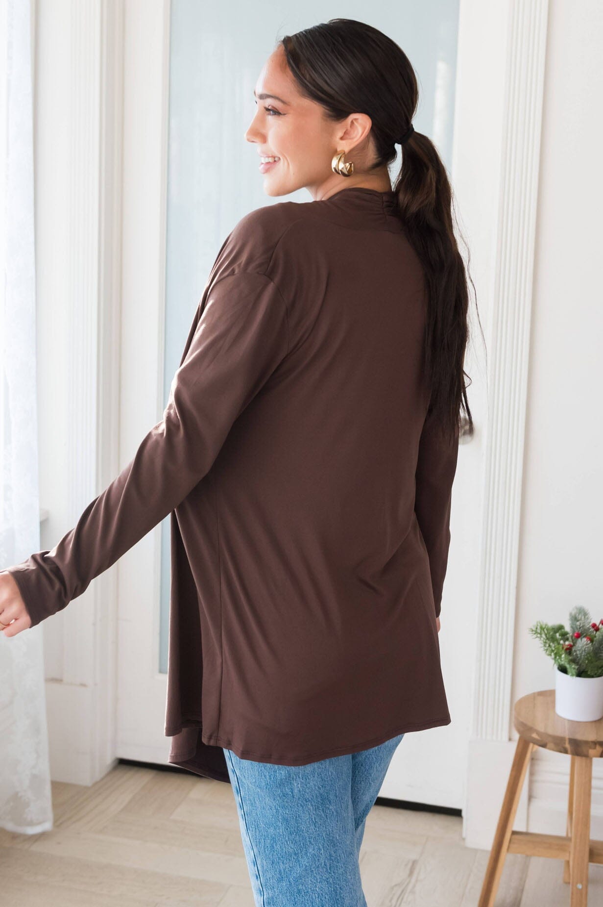 Standing Tall Modest Sweater Cardigan Modest Dresses vendor-unknown 