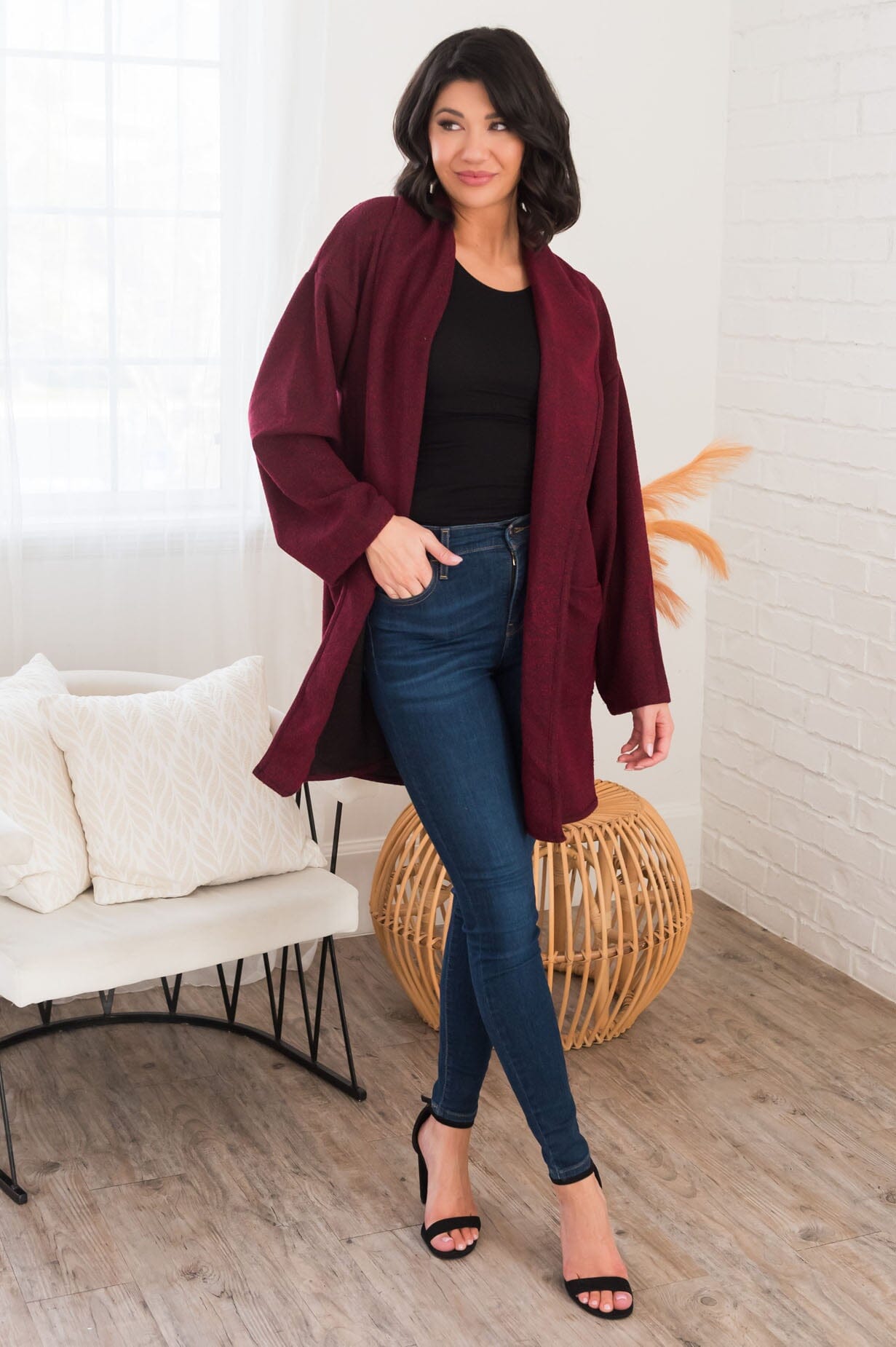 Focusing On Gratitude Modest Jacket Modest Dresses vendor-unknown 