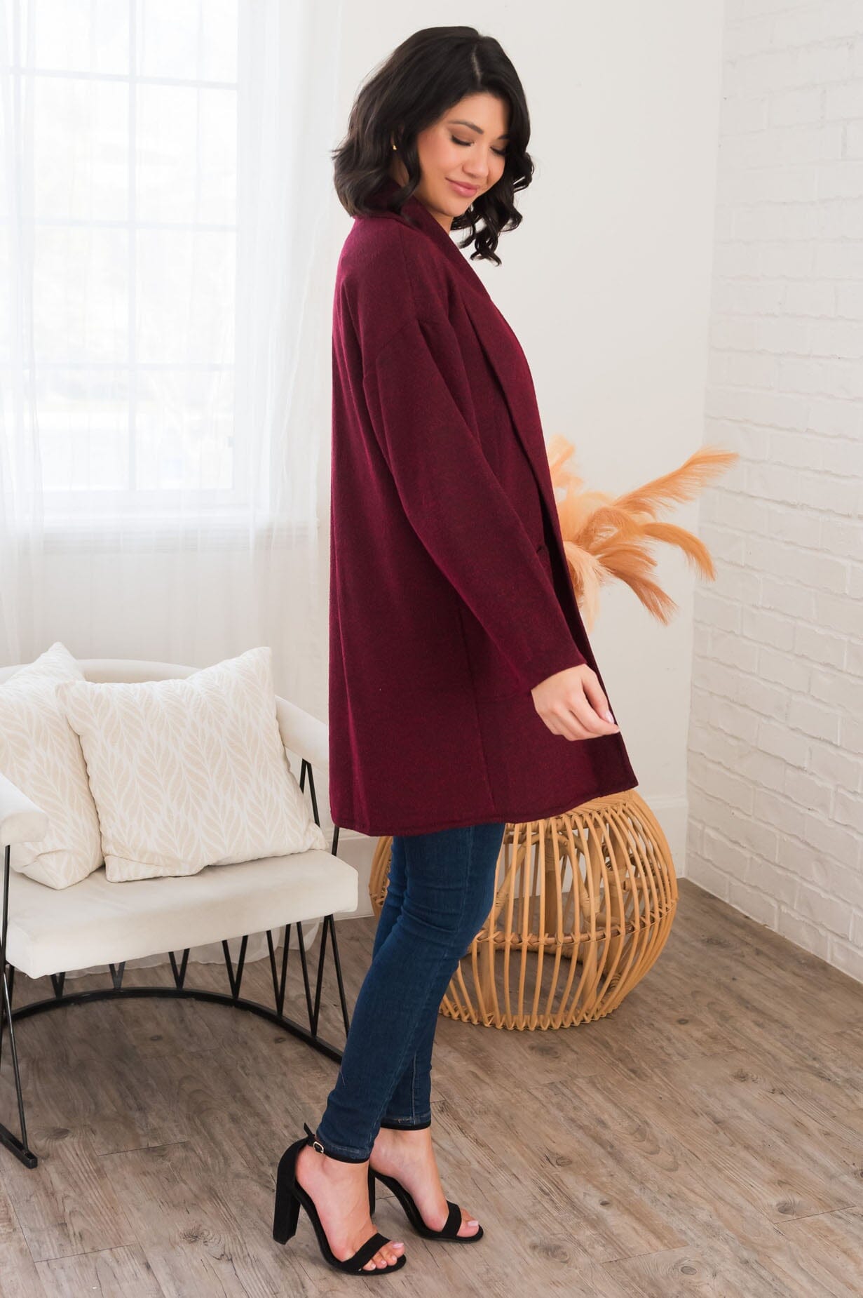 Focusing On Gratitude Modest Jacket Modest Dresses vendor-unknown 