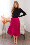 Searching For You Modest Pleat Skirt Skirts vendor-unknown 