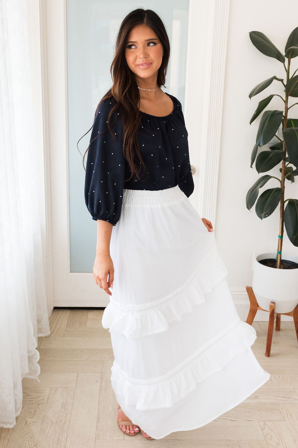 Smiles All Around Modest Skirt Skirts vendor-unknown 