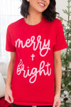 It's All Merry & Bright Modest Graphic Tee Modest Dresses vendor-unknown