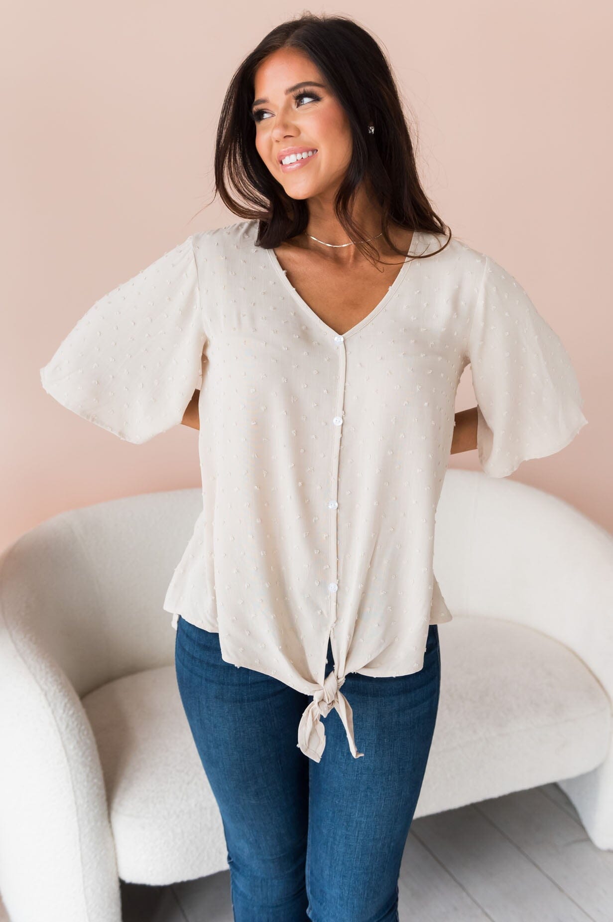 Shining A Light Modest Blouse Modest Dresses vendor-unknown 