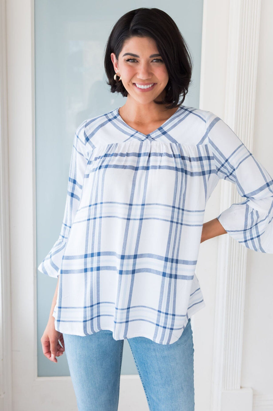 Mad About You Modest Blouse