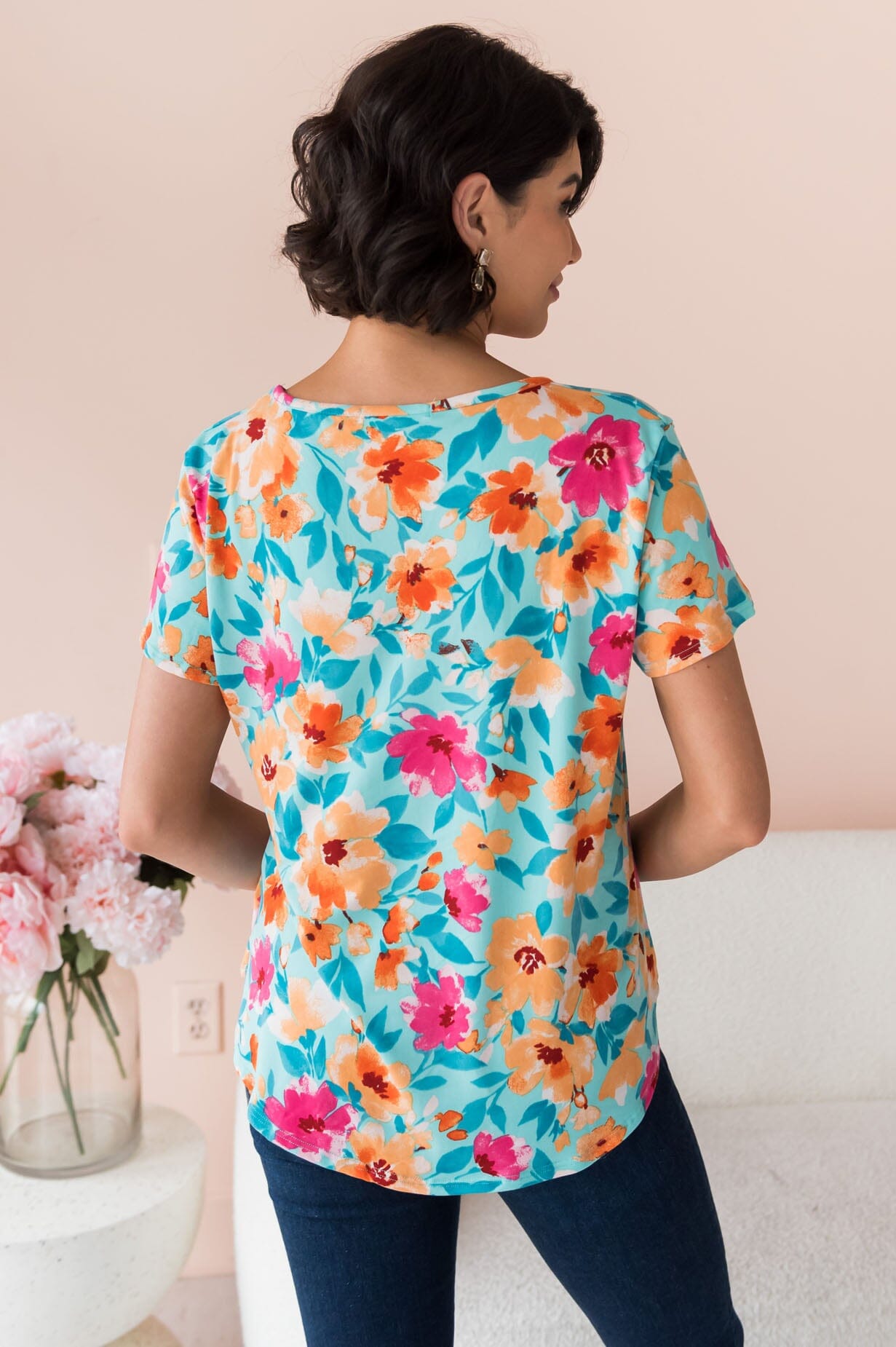 Beautiful On You Modest Top Tops vendor-unknown 