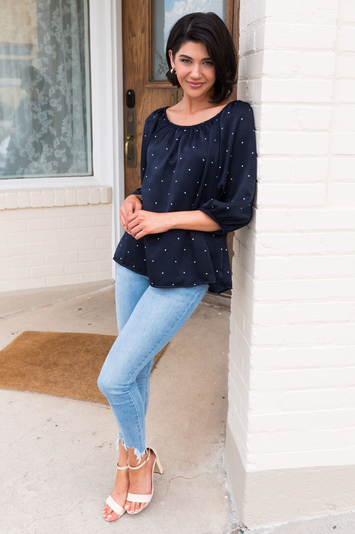 Always The Right Time Modest Blouse Tops vendor-unknown 