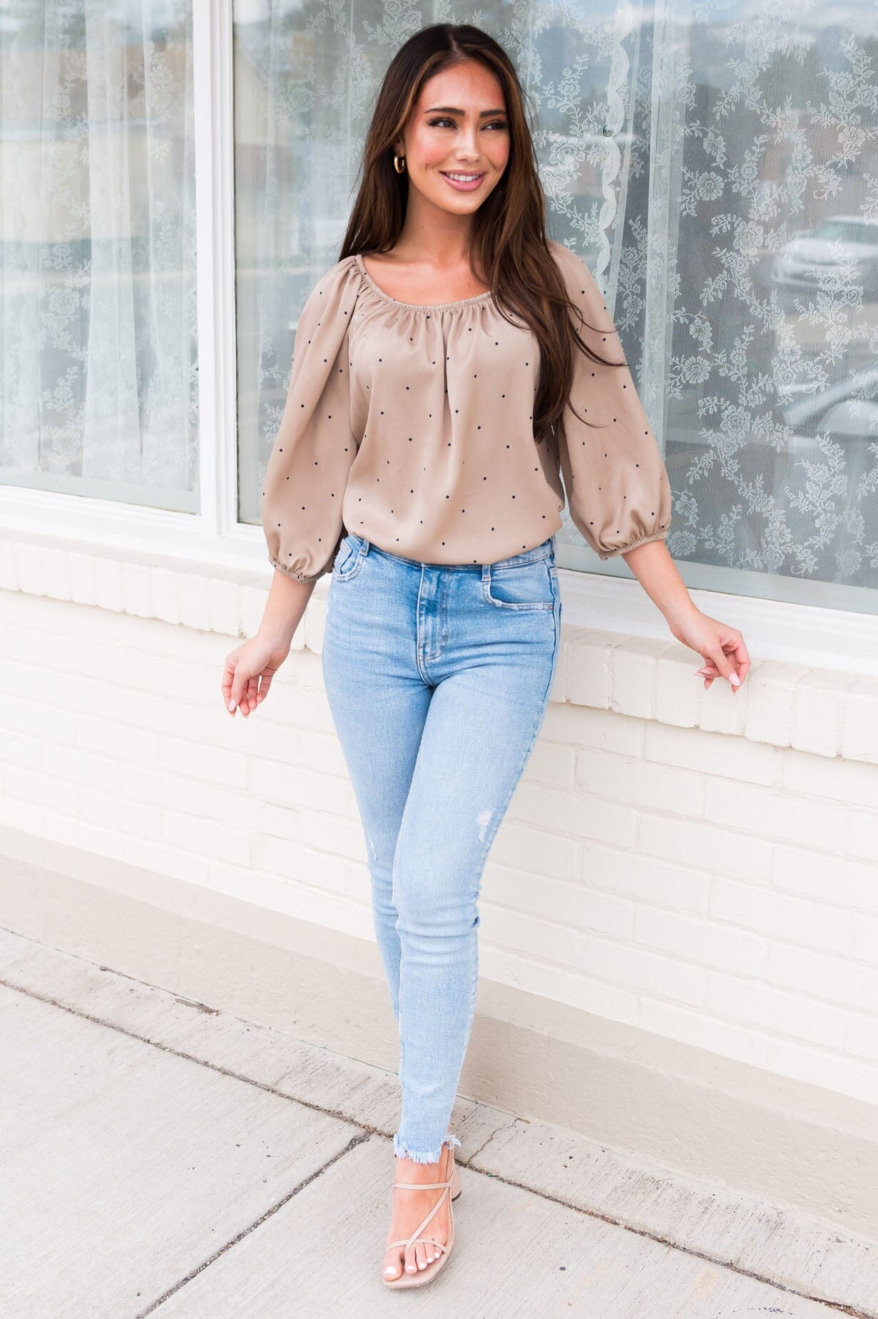 Always The Right Time Modest Blouse Tops vendor-unknown 