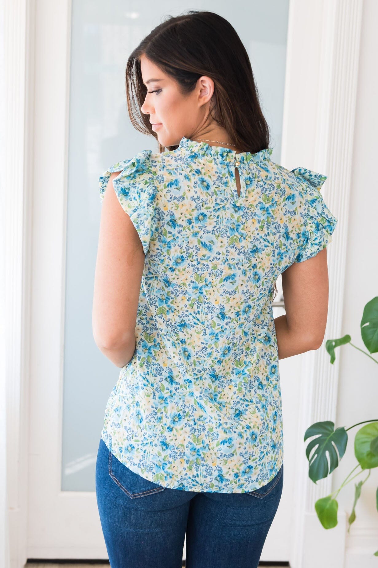 Petals and Ruffles Modest Blouse NeeSee's Dresses 