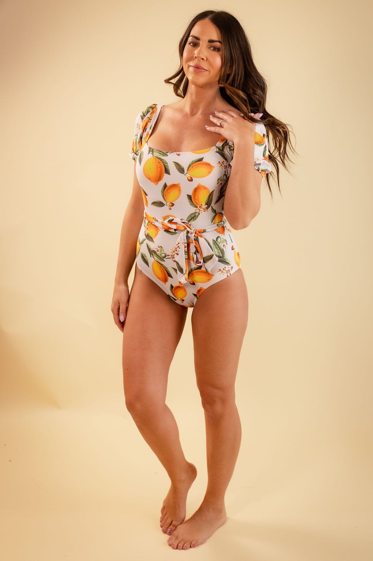 Citrus Squeeze One Piece Modest Dresses vendor-unknown 