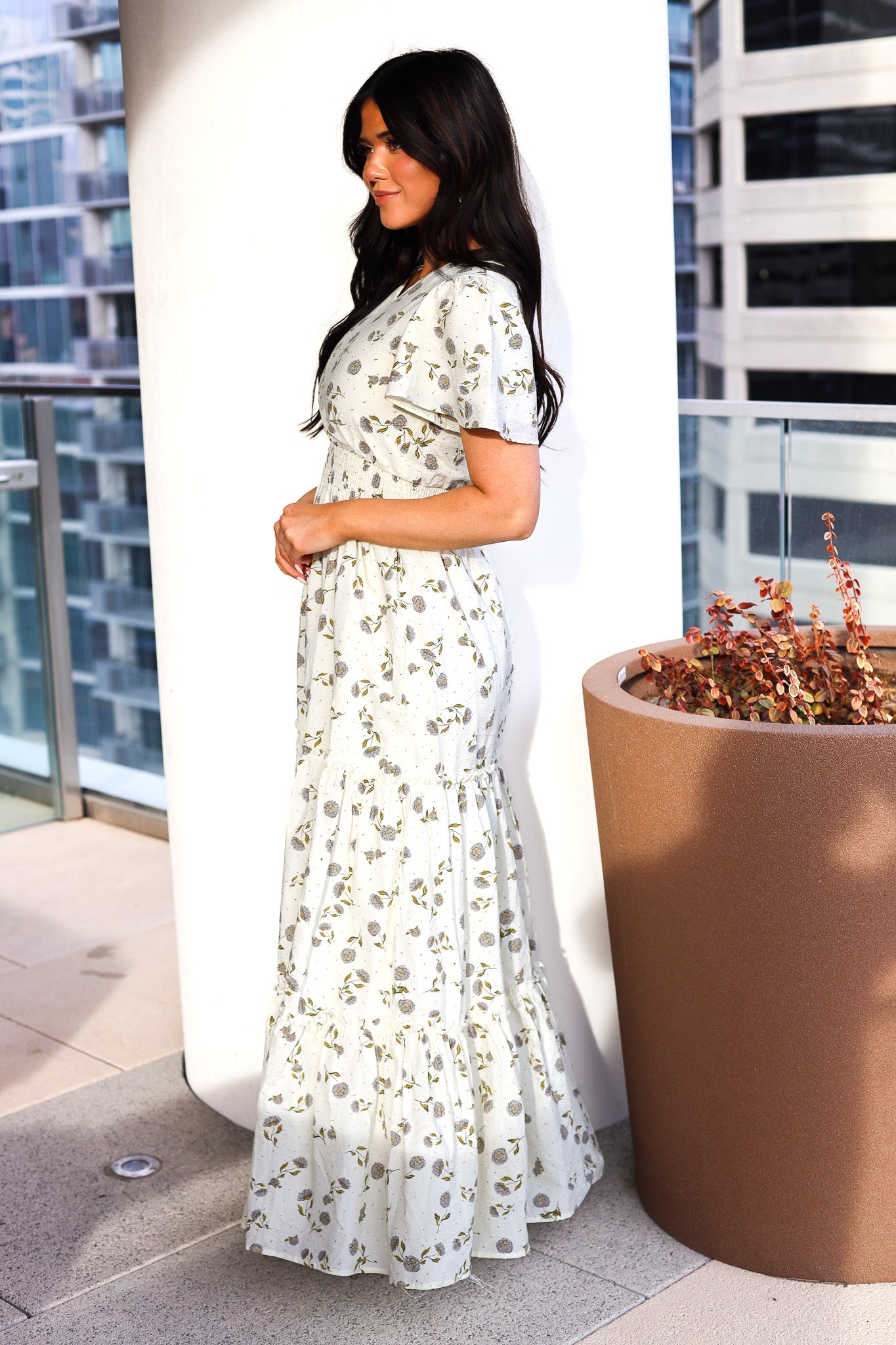 slim fit dress slacks The Eden Modest Maxi Dress