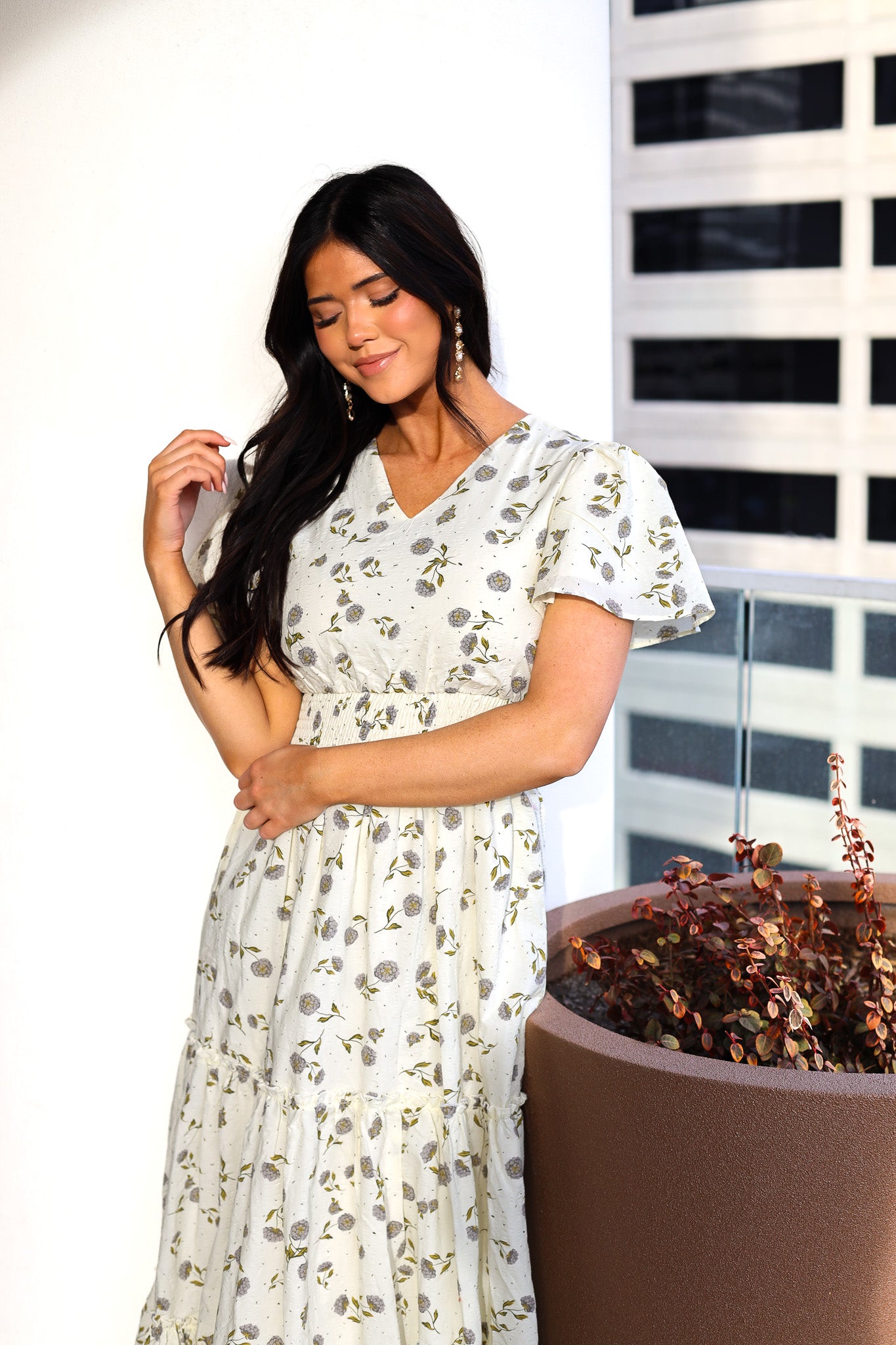 The Eden Modest Maxi Dress Lavender Hydrangea / XXL | NeeSee's Dresses