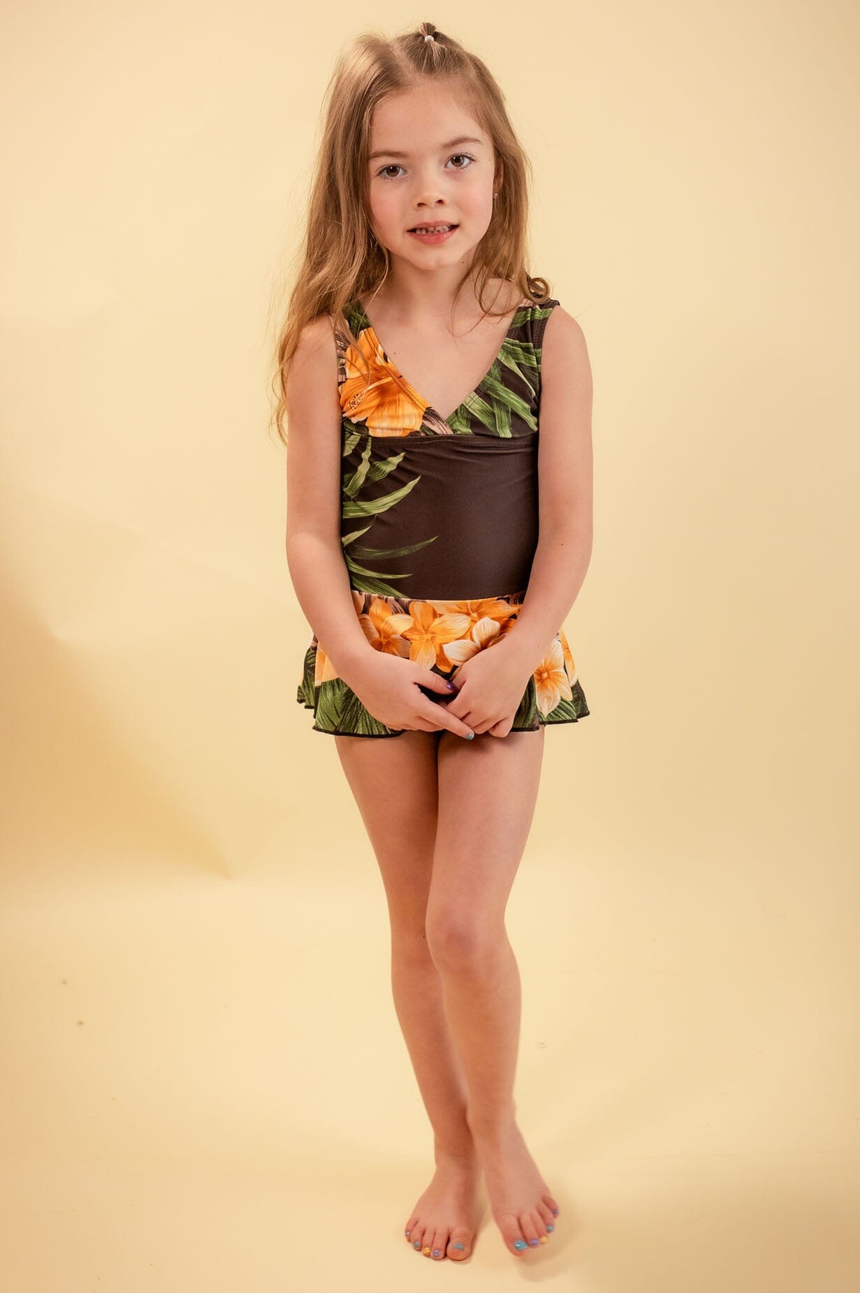 Little Tropical Getaway One Piece Modest Dresses vendor-unknown 