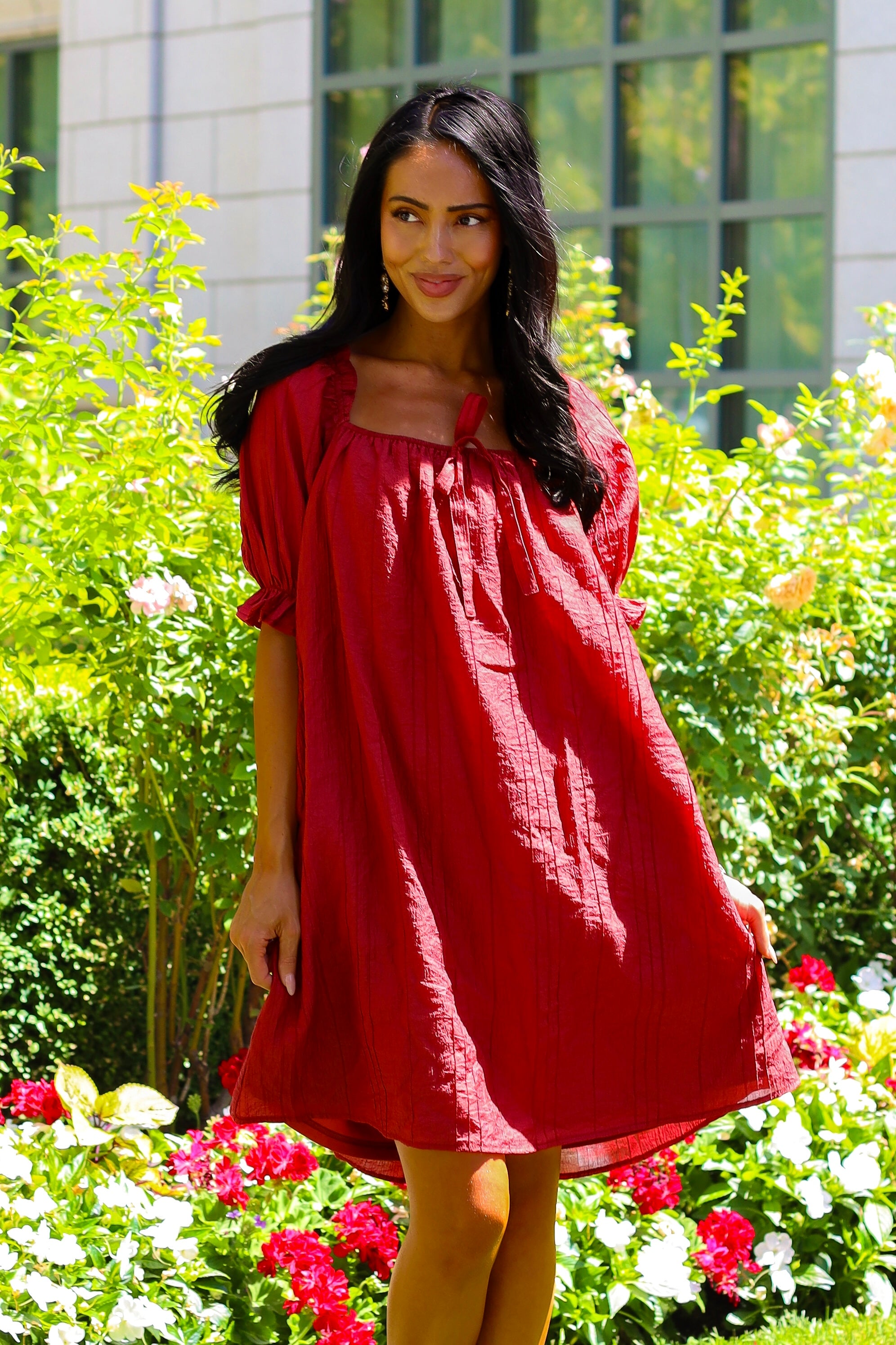The Mitchell Modest Babydoll Dress