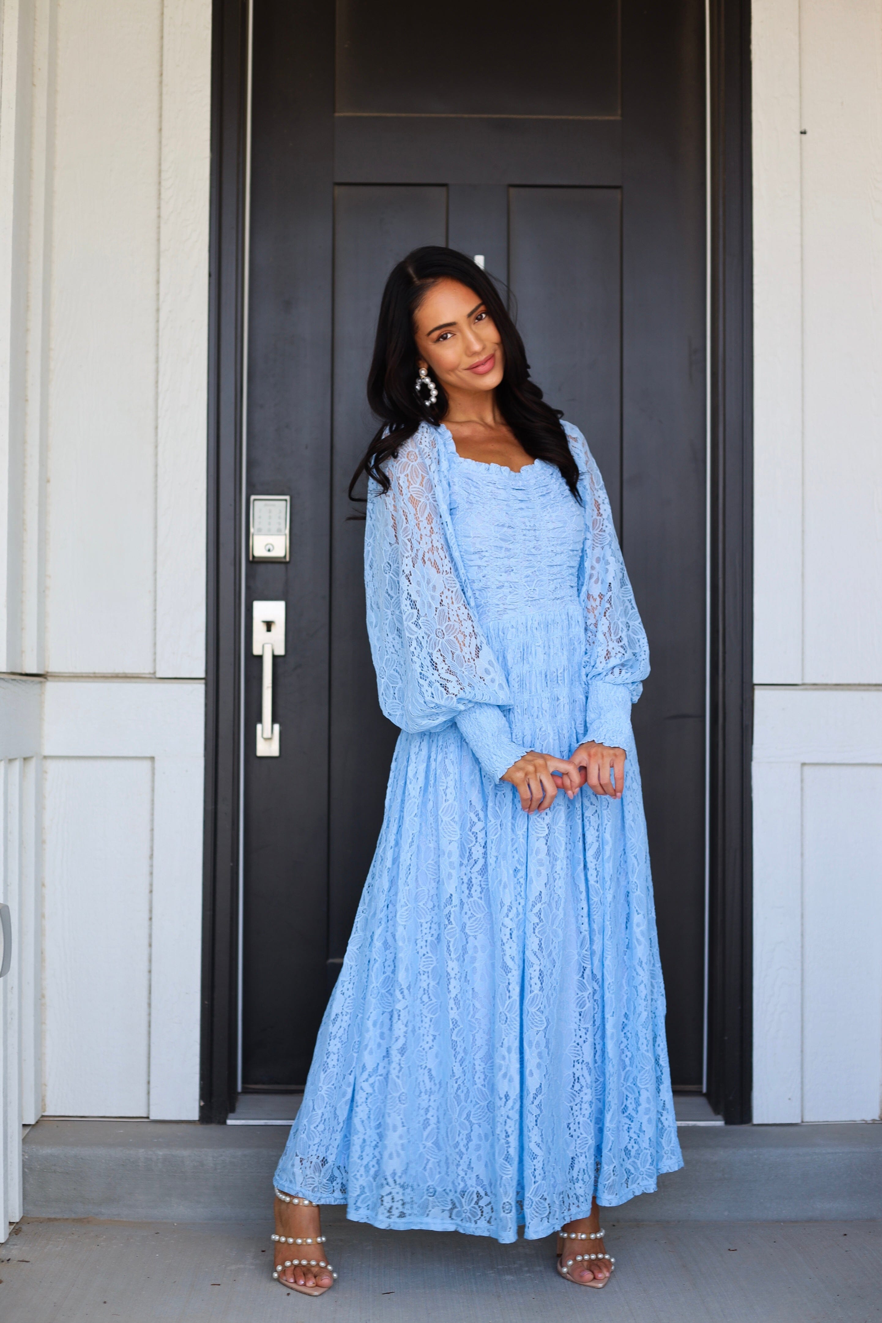 The Connie Modest Lace Dress