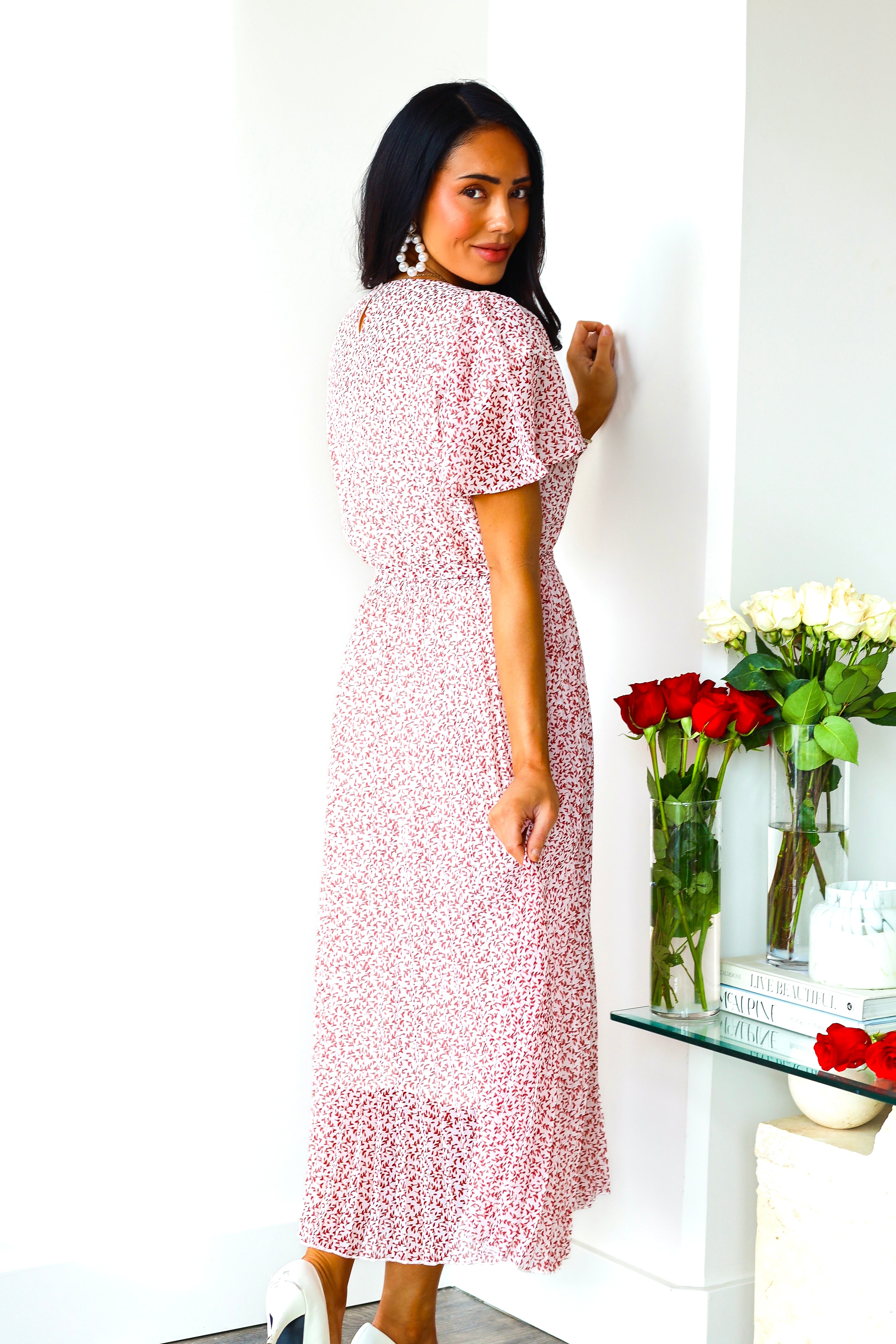 The Emiliana Modest Floral Dress