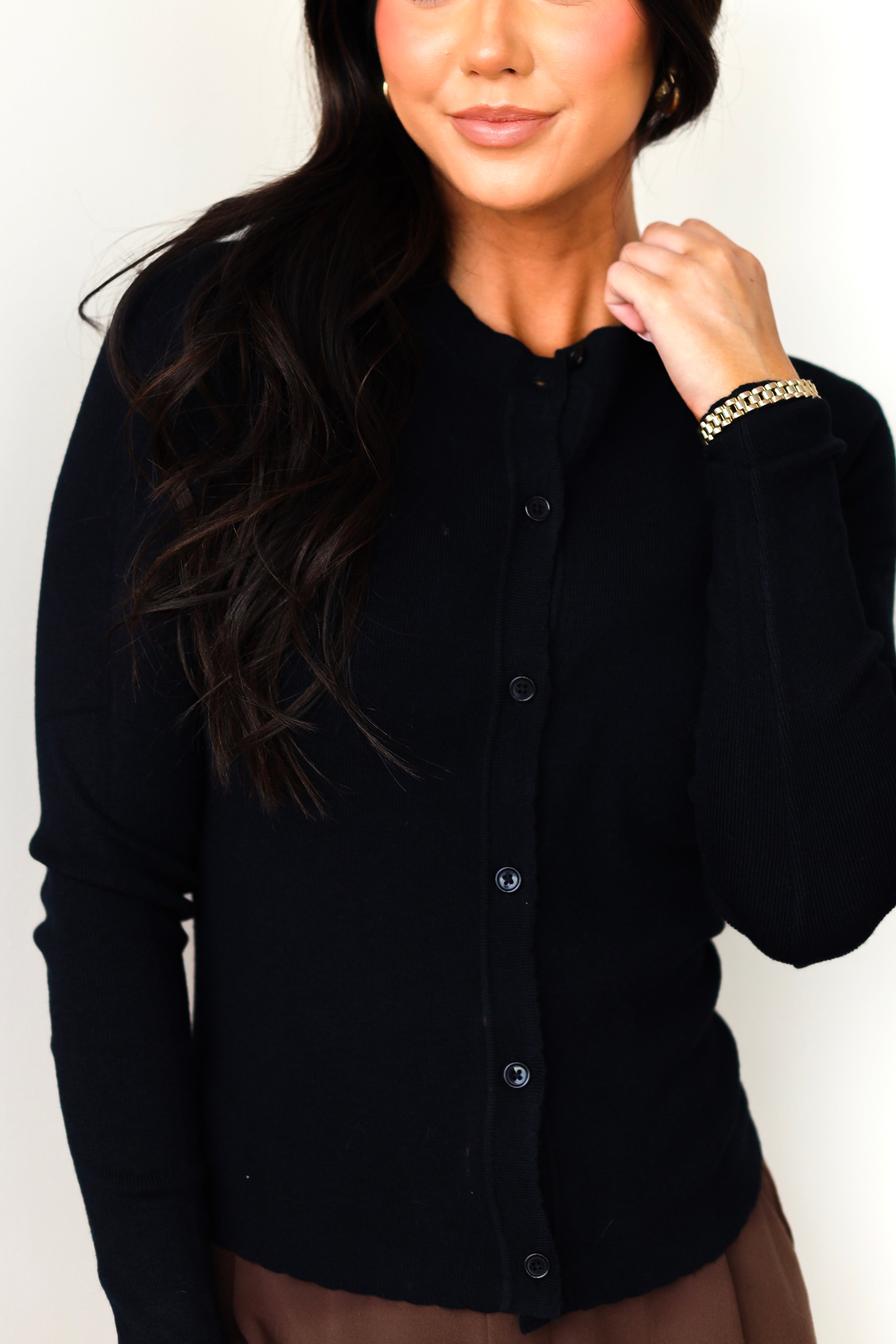 Hope Is Everywhere Scallop Cardigan