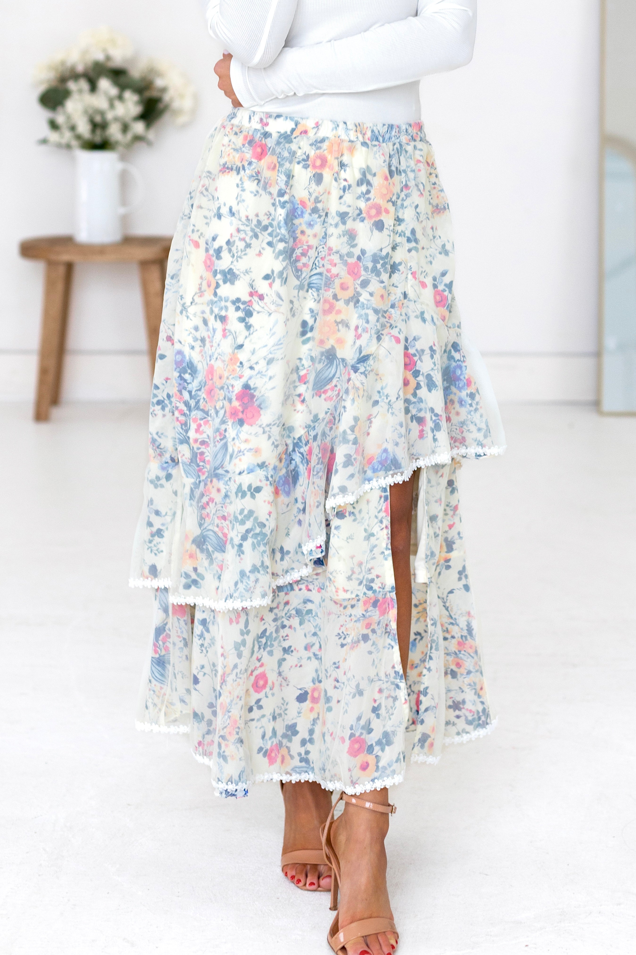 Expression Of Love Ruffle Skirt