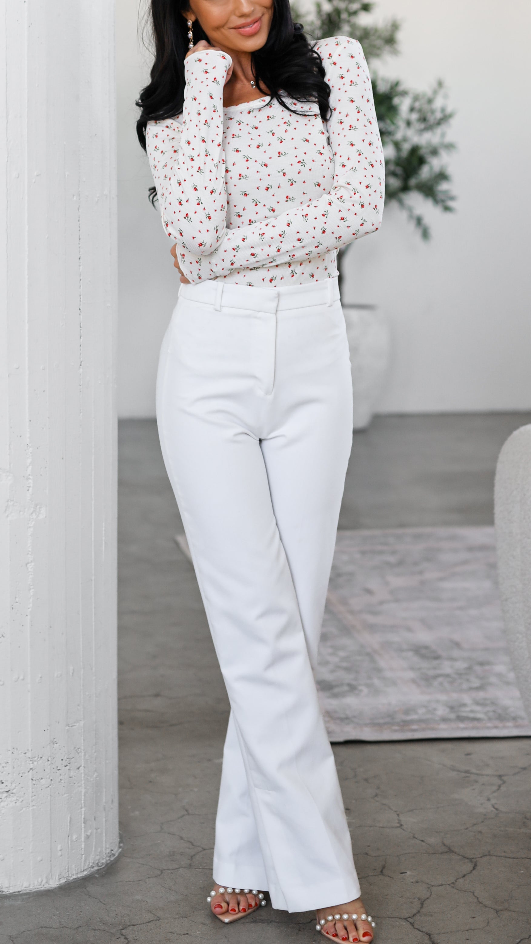 Hopeful Love Ribbed Top