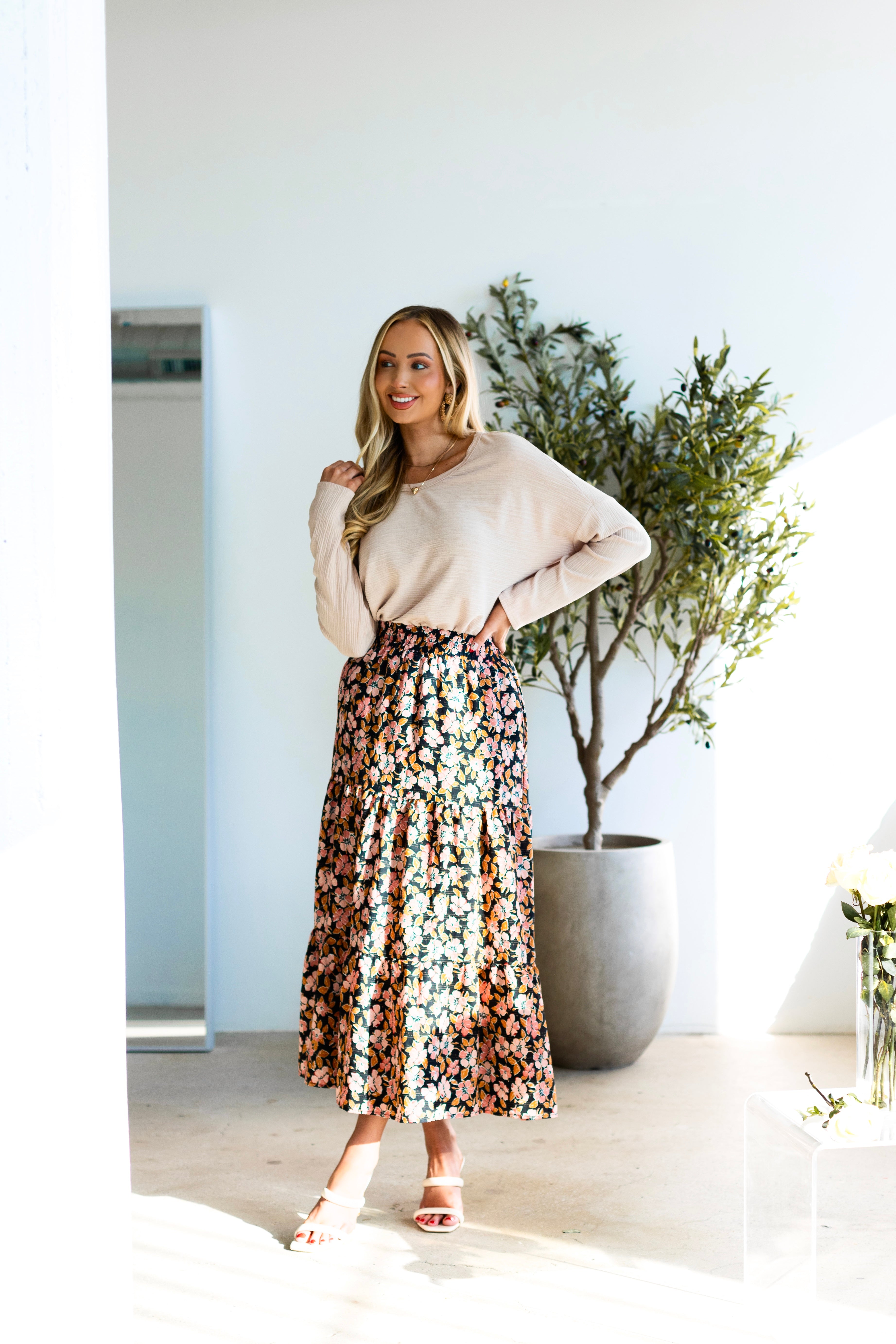 First Impressions Tiered Skirt
