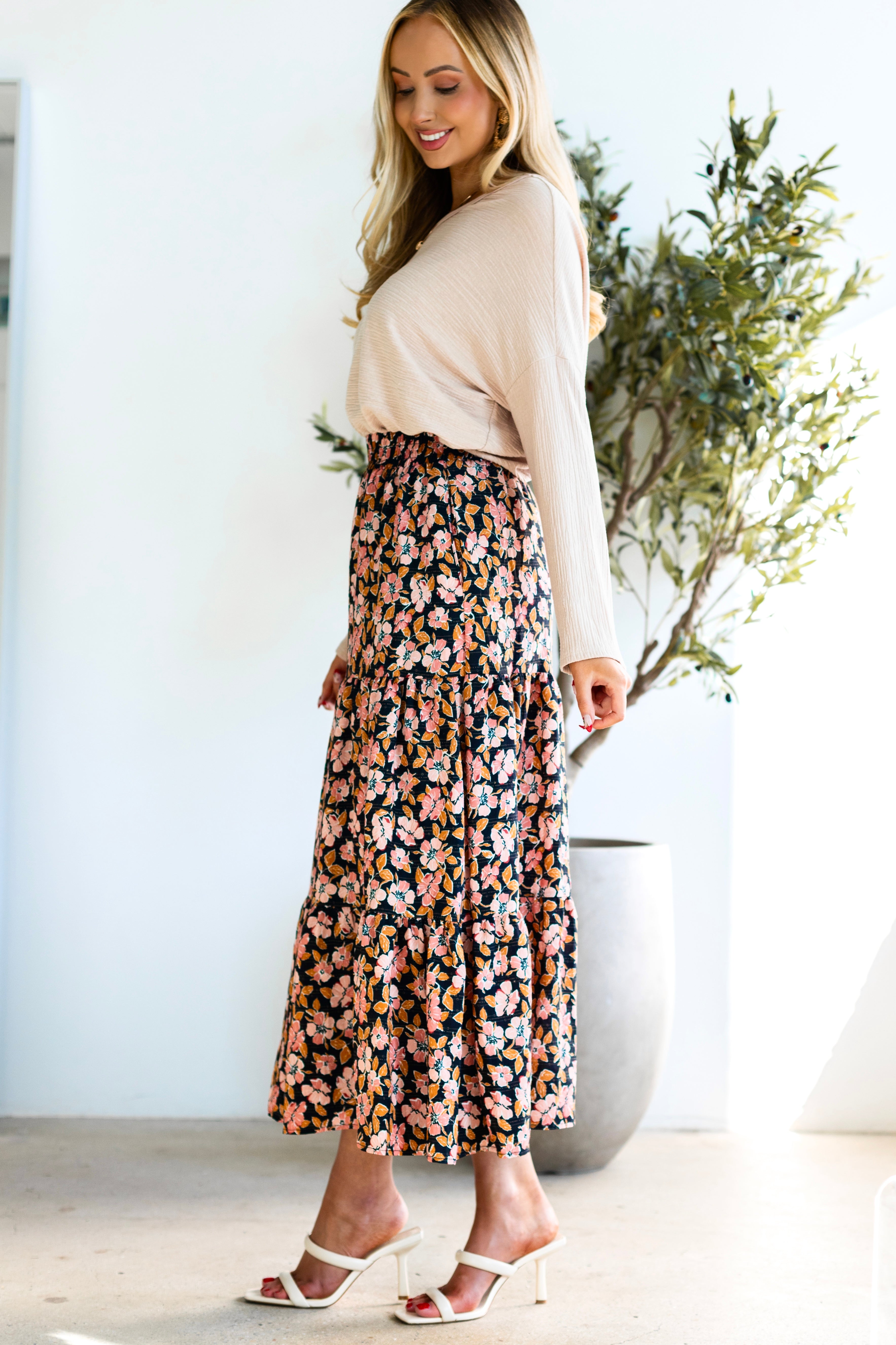 First Impressions Tiered Skirt