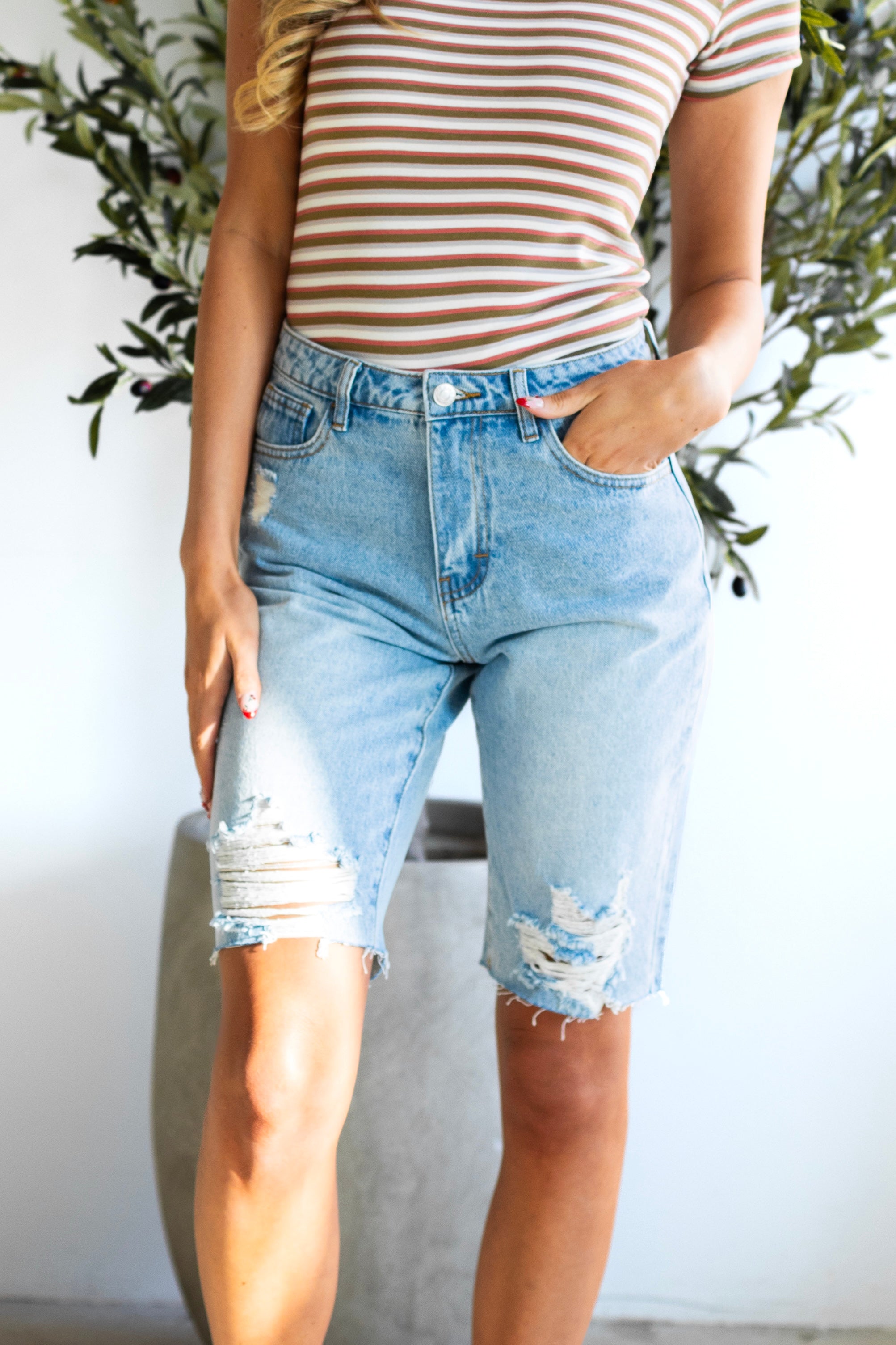Bathed In Beauty Bermuda Shorts