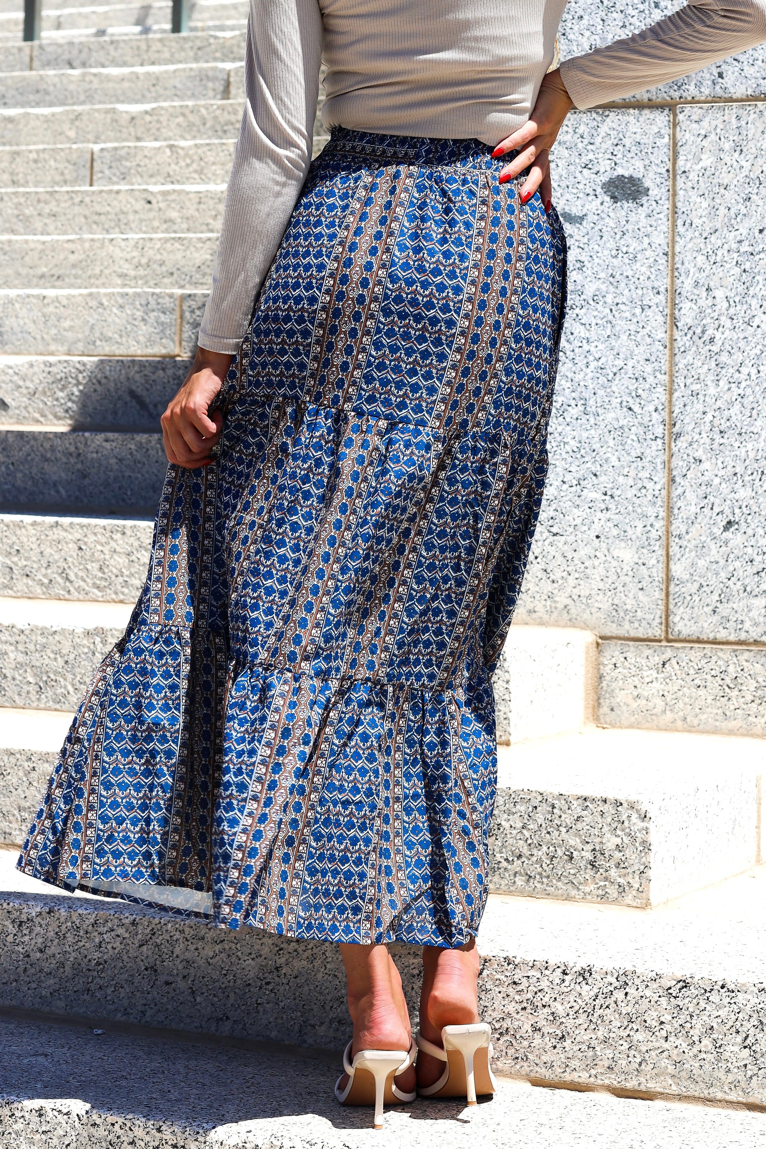 First Impressions Tiered Skirt